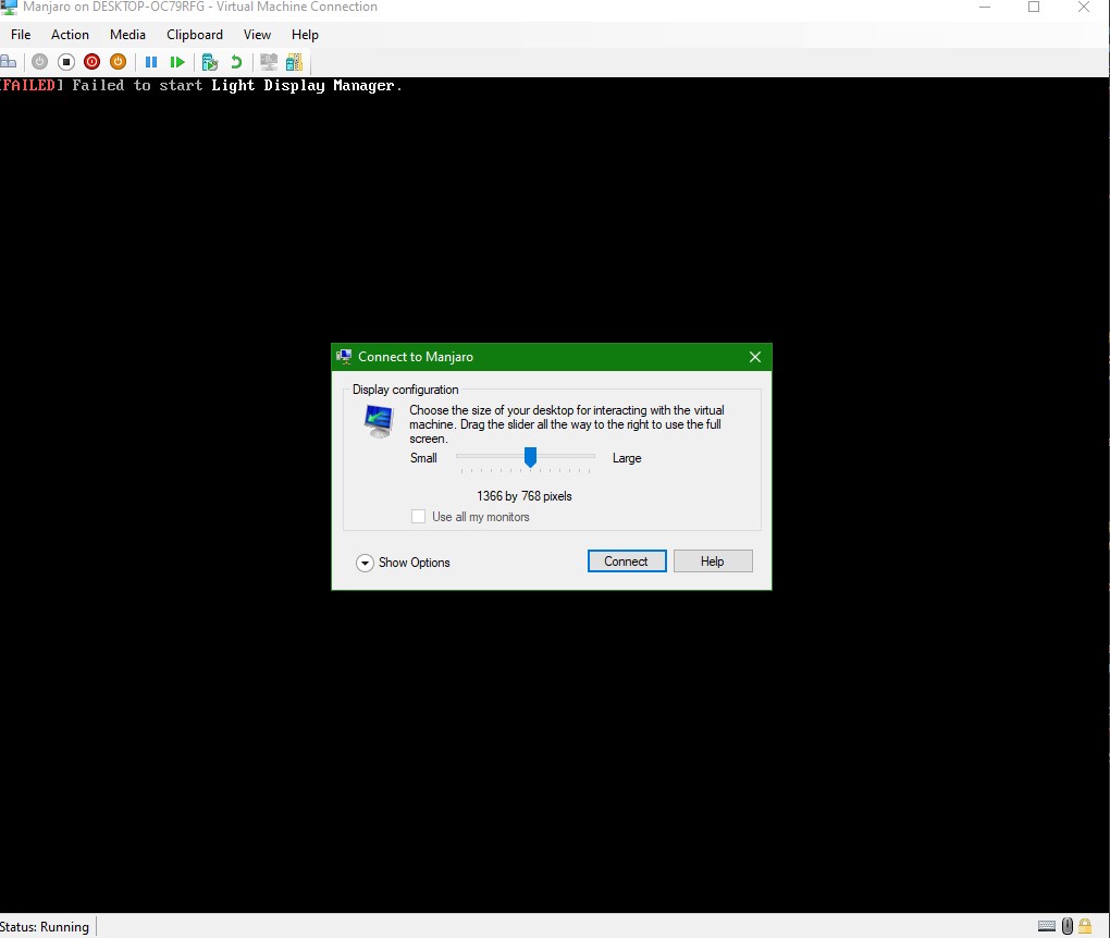 resolution selector